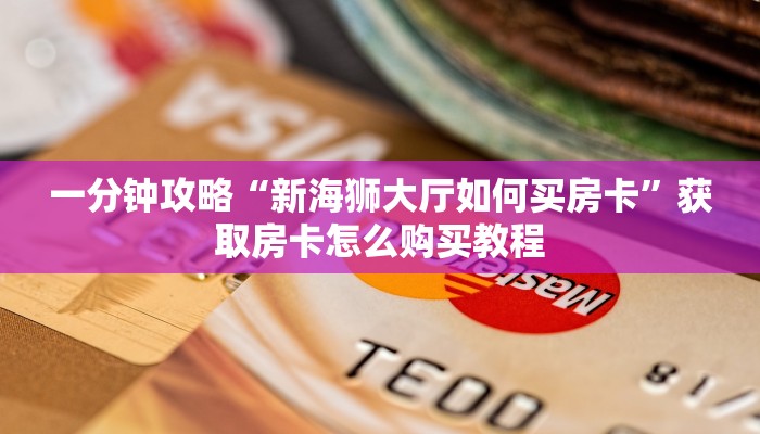 一分钟攻略“新海狮大厅如何买房卡”获取房卡怎么购买教程