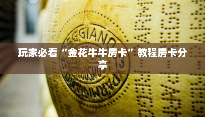 玩家必看“金花牛牛房卡”教程房卡分享 玩家必看“金花牛牛房卡”教程房卡分享