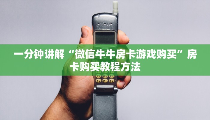一分钟讲解“微信牛牛房卡游戏购买”房卡购买教程方法