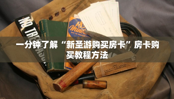 一分钟了解“新圣游购买房卡”房卡购买教程方法