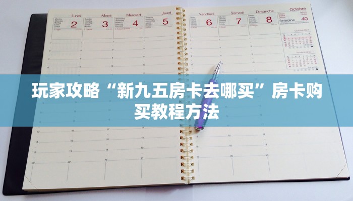 玩家攻略“新九五房卡去哪买”房卡购买教程方法