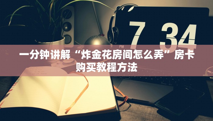 一分钟讲解“炸金花房间怎么弄”房卡购买教程方法