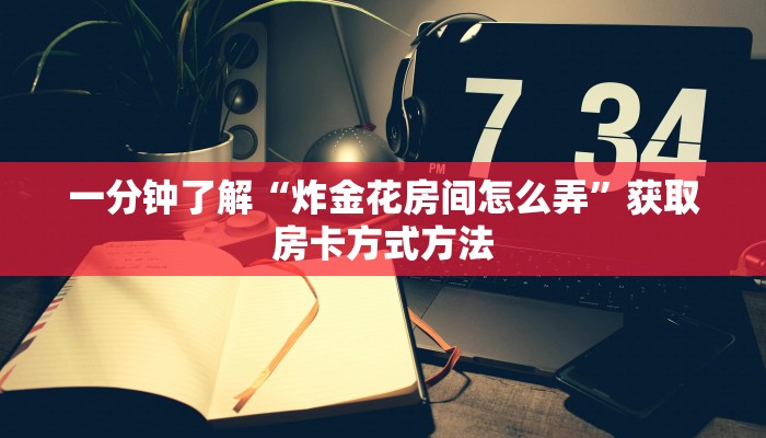 一分钟了解“炸金花房间怎么弄”获取房卡方式方法